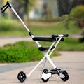 Portable Folding Lightweight Baby Stroller Compact Stroller Airplane Travel,Baby Stroller Professional Foldable 5 Wheels Ergonomic Adjustable Infant Carriage for 1 to 6 Years Old(Black),