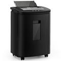 Bamboosang Auto Feed Paper Shredders: 150-Sheet Micro Cut Heavy Duty Paper Shredder Security Level P-4 Quiet Paper & Credit Card Shredder for Home, 40 Minute Continuous Run Time with 25L Pullout Bin