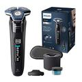 Philips Shaver Series 7000 - Wet & Dry Mens Electric Shaver with SkinIQ Technology, Pop-up Trimmer, Charging Stand, Travel Case, Quick Clean Pod and Quick Clean Cartridge (Model S7886/55)