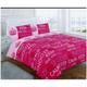 Papa Jones Ltd Keep Calm & Snooze Duvet Cover bedding set With Pillow Cases (Pink, Double)