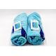 Lex's Linens Eco-Friendly 100% Recycled Yarn Extra Large Beach Towel Pair (2 x Blue Surfboard)