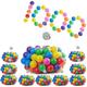 KreativeKraft Ball Pit Balls for Kids, Sensory Balls Crush Proof No Sharp Edges BPA Free (Multi, 1000)