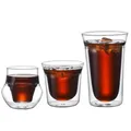Tasses à Café en Verre à Double Paroi Transparent Cliquets de Thé Standard Verre à Shot Isolé