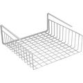 Tutuviw Inside Hanging Under Shelf Storage Basket Undershelf Storage Basket Under Shelf Wire Basket-White 14.2 x 9.8 x 5.2