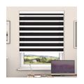 Pirate Black Day And Night Zebra Roller Blind with Cassette