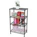 Winado 4-Shelf Adjustable Storage Rack Durable Stainless Steel Organizer Unit