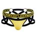 EHTMSAK Men s Athletic Jock Strap Underwear Male Supporters Jockstrap Briefs Bikini Yellow M