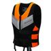 Kotyreds Adults Life Jackets Neoprene Life Vest Water Sport for Boating Kayak (Orange XL)