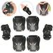 QingY-6 Pieces Adult Kids Knee Pads Wrist Elbow Pads Youth Protective Gear for Roller Skating Skateboard Cycling Scooter Outdoor Sport