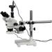 AmScope 3.5X-45X LED Boom Stand Stereo Zoom Microscope + 5MP Camera New