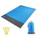 Dcenta Waterproof Beach Blanket Outdoor Portable Picnic Mat Camping Ground Mat