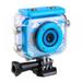 Children s Camera 1080P HD Mini Game MP3 Waterproof Camera Outdoor Sports Camera Camera Blue