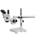 AmScope SM-3NTP 7X-45X Simul-Focal Stereo Lockable Zoom Microscope on Single Arm Boom Stand