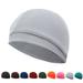 Quick Dry Cycling Cap Motorcycle Helmet Liner Bike Summer Riding Anti-sweat Hat Quick-drying Sports Cycling Cap Light gray