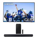 Samsung QN50Q60CAFXZA 50 Inch QLED 4K Quantum HDR Dual LED Smart TV with a Samsung HW-Q600C 3.1.2ch Soundbar and Subwoofer with Dolby Atmos (2023)