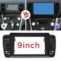 9 Inch 2 Din Car Stereo Radio Fascia Dash Player DVD Adapter Frame Panel for Legacy 2004-2009