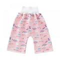 Newborn Baby Girl Boy Soft Cotton Training Pants Cloth Washable Waterproof Reusable Diaper Pants High-waist Belly-protecting Design Diaper