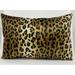 Cheetah soft velour pillow 14x20