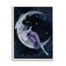 Stupell Industries Moon Witch Starry Night Sky Painting White Framed Art Print Wall Art Design by Grace Popp