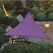 4M Garden Patio Pool Shade Sail Waterproof Triangular UV Sun Shelter Patio Canopy Garden Sun Shade Awning Camping Picnic Tent