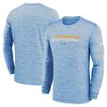 Men's Nike Powder Blue Los Angeles Chargers Sideline Team Velocity Performance Long Sleeve T-Shirt