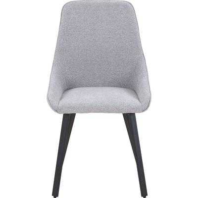 Esszimmerstuhl SALESFEVER, grau (grau, schwarz), B:51cm H:87cm T:47cm, Polyester, Nylon, Stühle, H 87 cm/ B 51 cm/ T 47 cm Image