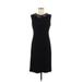 Teri Jon by Rickie Freeman Cocktail Dress - Sheath: Black Dresses - Women's Size 6