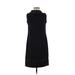 Simply Vera Vera Wang Casual Dress - Party Turtleneck Sleeveless: Black Print Dresses - Women's Size 2