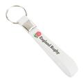 England Rugby Silicone Keyring - White