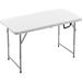 Famis Corp 48" Rectangular Adjustable Banquet Table Plastic/Resin in White | 29 H x 48 W x 24 D in | Wayfair AM5242-5