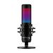 HyperX QuadCast S - RGB USB Condenser Microphone for PC PS4 PS5 and Mac Anti-Vibration Shock Mount 4 Polar Patterns Pop Filter Gain Control Gaming Streaming Podcasts Twitch YouTube Discord
