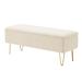 Everly Quinn Upholstered Flip Top Storage Bench Upholstered, Metal | 17.3 H x 43.3 W x 15.6 D in | Wayfair 56EF2815F2F747459CBB52B392E08C03