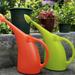 Anvazise Watering Can Large Capacity Long Spout Dual Use Gardening Flower Watering Spray for Garden Orange 2L without shower