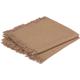 Atmosphera - Lot de 2 serviettes de table Maha beige 40x40cm créateur d'intérieur - Lin