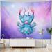 Lilo & Stitch Christmas Tapestry Lilo & Stitch Wall Mount The Nightmare Before Christmas Christmas for Christmas Party Home Christmas Wall Decoration/M-150*130cm