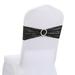 Holiday Party Decorative Chair Cover Bow Back Flower Elastic Bandage Sequin Bandage Party Dress for Women Club