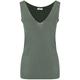 Gerry Weber Damen Stricktop ärmellos unifarben Olive 34