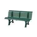 PROREGAL Gartenbank Jamaika | 3-Sitzer | Grün | HxBxT 80x150x64cm | UV-beständiger Kunststoff | Parkbank Sitzbank Gartenbänke Balkon Terrasse