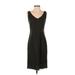 BCBGMAXAZRIA Casual Dress - Sheath: Green Solid Dresses - Women's Size 4