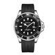 KIMSDUN Stylish Sport Watches, Waterproof, Analog Quartz Date Calendar Wristwatch, Casual Watch, Silicone Strap for Men Unisex, Silver-Black-Black, Dress watch, Casual watch ,