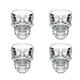 Whisky Glass Whiskey Tumblers Crystal Skull Head Shot Glass Cup for Whiskey Wine Vodka Transparent Home Drinking Ware Man Cup,