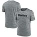 Men's Nike Gray Pittsburgh Steelers Velocity Performance T-Shirt