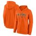 Women's Fanatics Branded Orange Miami Hurricanes Evergreen Campus Pullover Hoodie