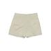 SONOMA life + style Khaki Shorts: Ivory Solid Bottoms - Women's Size 12 - Stonewash