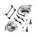 2011-2014 Ford Expedition Front and Rear Wheel Hub Ball Joint Sway Bar Link Kit - Detroit Axle