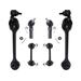 1991-2002 Saturn SL Front and Rear Control Arm Sway Bar Link Tie Rod Kit - Detroit Axle