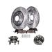 2011-2014 Chrysler 200 Front Brake Pad and Rotor and Wheel Hub Kit - Detroit Axle