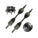 2006-2010 Hummer H3 Front Axle and Wheel Hub Assembly Kit - Detroit Axle