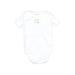 Burt's Bees Kids Short Sleeve Onesie: White Bottoms - Size 3-6 Month