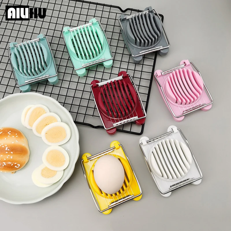 Accessoires de cuisine, trancheur d'œufs, hachoir en acier inoxydable, coupe-salade de fruits, outils manuels, robot culinaire, Gadget de cuisine ALI426